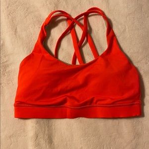 Lululemon neon pink sports bra